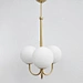 adjustable glass ball pendant light