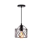 iron pendant light with adjustable wire