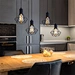 iron pendant light with black finish