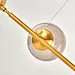 nordic pendant lamp with hardware accents