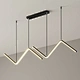 decorative wave led pendant light
