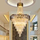 round crystal chandelier