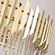 crystal chandelier with gold finish