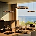 LED modern design chandelier for home decoration