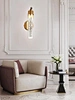 luxury crystal wall light