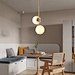 led globe pendant light for high ceilings
