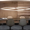 minimalistic led linear pendant light for kitchen island