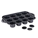 12CUP MINI CHEESE CAKE PAN
W/REMOVABLE BOTTOM AND
 ZINC ALLOY HANDLE
