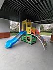 Hotel Outdoor Playground MLPG-24016 Galvanized pipe+LLDPE+PE+wirerope for park