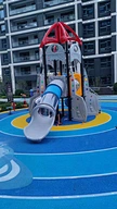 Outdoor Playground MLPG-24007 Galvanized pipe+LLDPE+wirerope for park