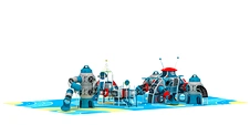 Outdoor Playground MLPG-24006 Galvanized pipe+LLDPE+wirerope for park