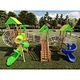 Hotel Outdoor Playground MLPG-24038 Galvanized pipe+LLDPE+PE+wood+wirerope for park