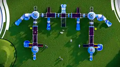 Kindergarten Outdoor Playground MLPG-24009 Galvanized pipe+LLDPE+PE+wirerope for park