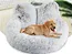 ear shape plush pet cushion with