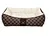 square luxury dog bed