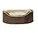round fabric cat bed