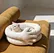 hand shape round cat bed