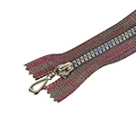 Plastic Multi-color Teeth Tape Zipper