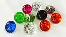Acylic button