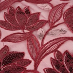 White Sequin Fashion Lace Fabric