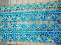 Lace with sequins