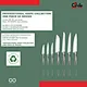 sustainable stainless steel knife