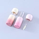 Empty cosmetic lip glaze tube
Plastic cosmetic lipgloss bottle