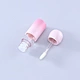 Empty cosmetic lip glaze tube
Plastic cosmetic lipgloss bottle