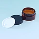 Amber color cosmetic jar
Face cream jar