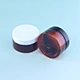 Amber color cosmetic jar
Face cream jar