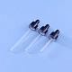 Dropper cap with customized rubber
Glass pipette dropper
