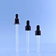 Dropper cap with customized rubber
Glass pipette dropper