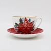 Christmas Cup and Saucer