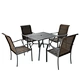 rattan dining table and chair set