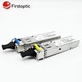 Совместимый с Cisco SFP 1000BASE-BX-U40 BiDi 1310nm-TX/1550nm-RX 40 км DDM Simplex LC/UPC SMF Оптический модуль приемопередатчика