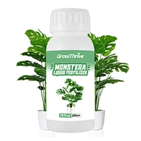 Monstera-Pflanzennahrung, organischer Flüssigdünger für Zimmerpflanzen wie Monstera Deliciosa und andere tropische Pflanzen, Nährstoffe für gesunde tropische Blätter und stetiges Wachstum