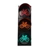 3 Section Clear Lens RYG Bicycle lane LED Traffic Bick Signal Lights Head