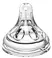 Wide Mouth Silicone Nipple 