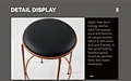 wire stool