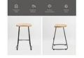 wood bar stool