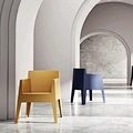 plastic armchair