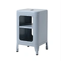 metal side table