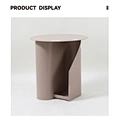 Geometric Metal Side Table