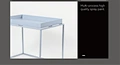 metal coffee table