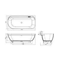 Back-to-Wall Tub