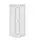 1 Panel White Primed Bi-fold Shaker Door