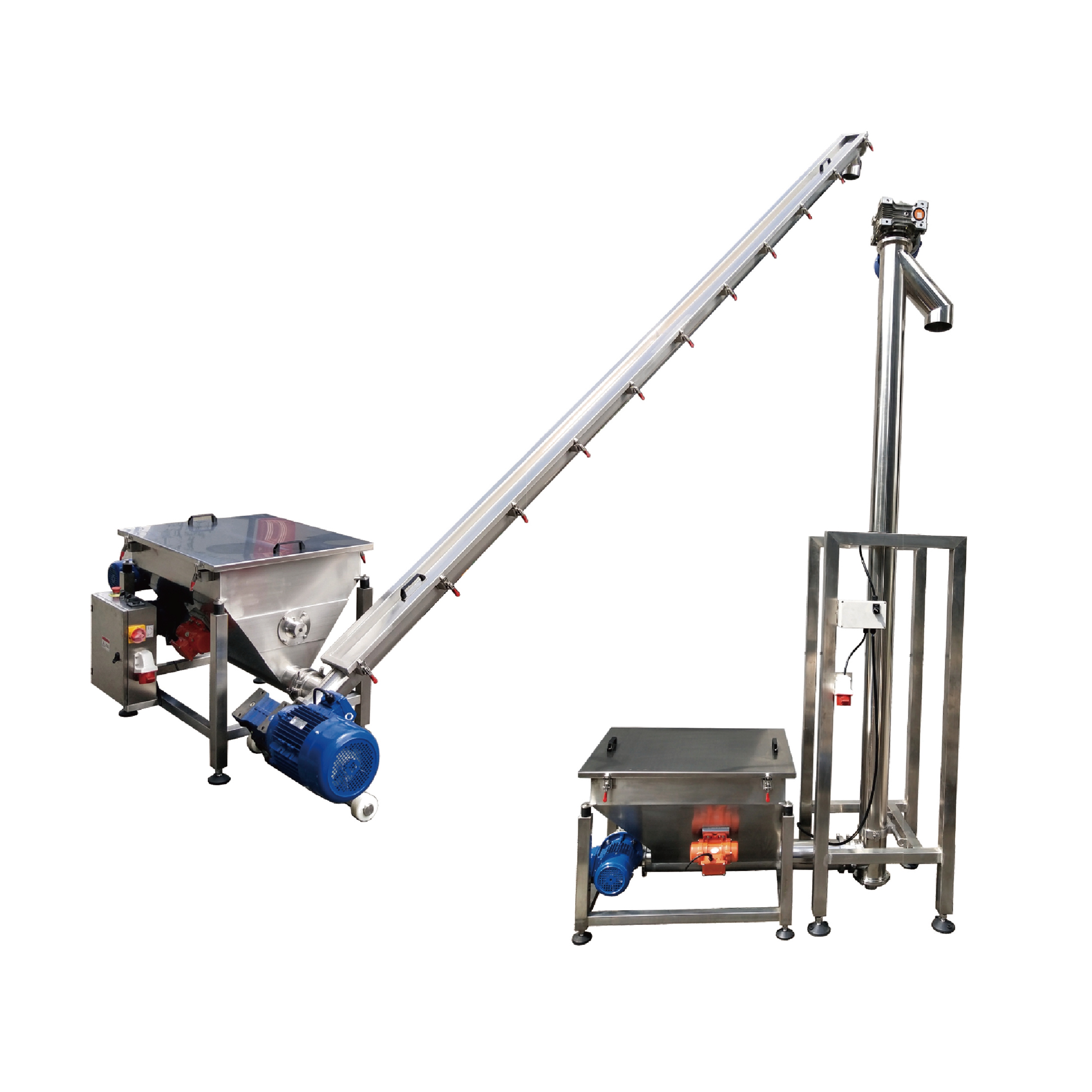 Horizontal & Inclined Screw Conveyor (With stirrer)