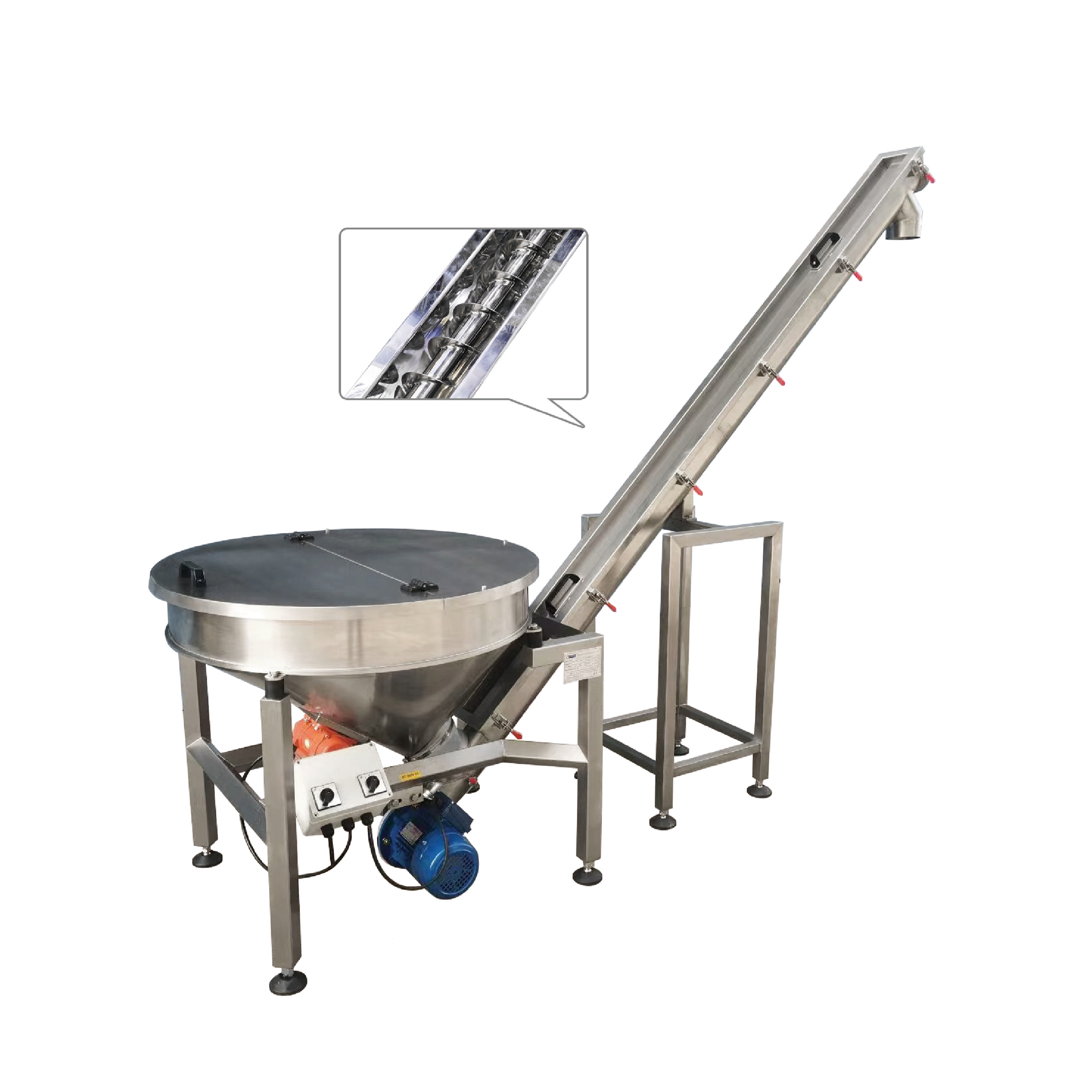 MF-US2 U-shape Inclined Screw Conveyor