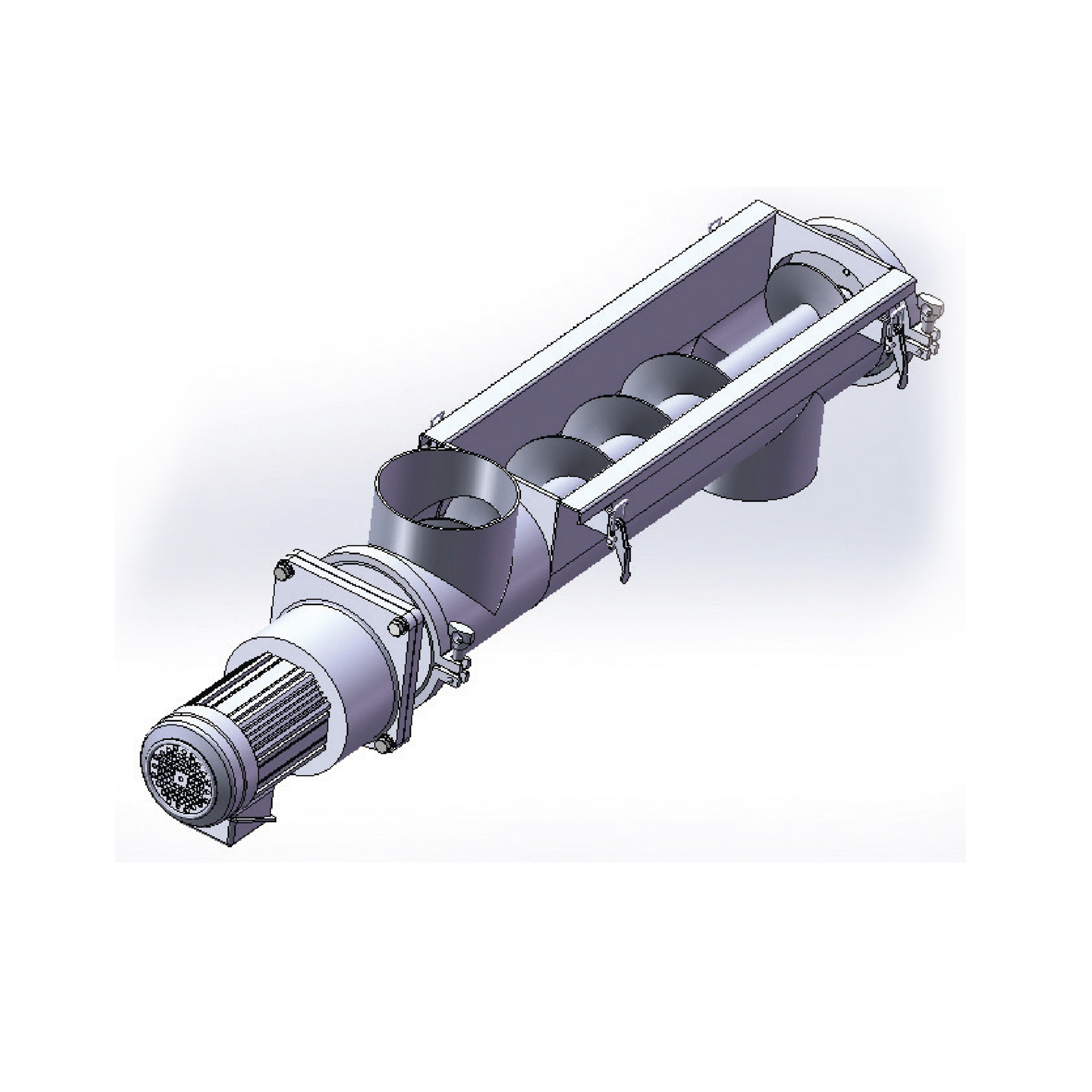 MF-UH1U-Shape Horizontal Screw Conveyor