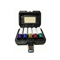 5Pcs Color‑Electrophoresis CR‑MO Wheel Nut Socket Set 15‑22mm 85mm Length With Protective Sleeve‑PowerLibre PL-SOC-0003